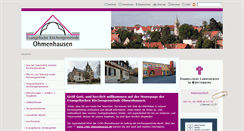Desktop Screenshot of ohmenhausen-evangelisch.de