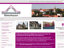 Tablet Screenshot of ohmenhausen-evangelisch.de